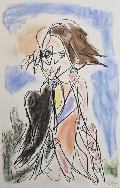 [2024] Untitled, Pastel Gra...paper, Size Unknown